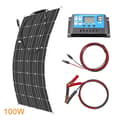 Miniatyrbild 2 av 2: Solpanel, böjbar, vattentät, 100W solpanel