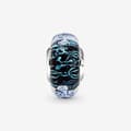 Miniatyrbild 2 av 4: Pandora hänge - Mörkblått Ocean Glass Ripple Charm 798938C00