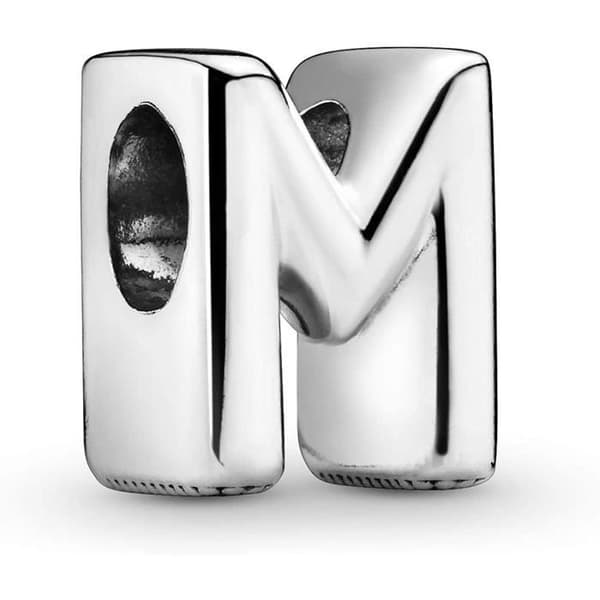 Breloque Dam - Silver - 797467 - Bokstav M - Hjärta - Sterlingsilver