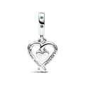 Miniatyrbild 3 av 4: Charm hänge - PANDORA - Jul - Sterling silver - Röd - Kvinna
