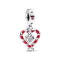 Miniatyrbild 1 av 4: Charm hänge - PANDORA - Jul - Sterling silver - Röd - Kvinna