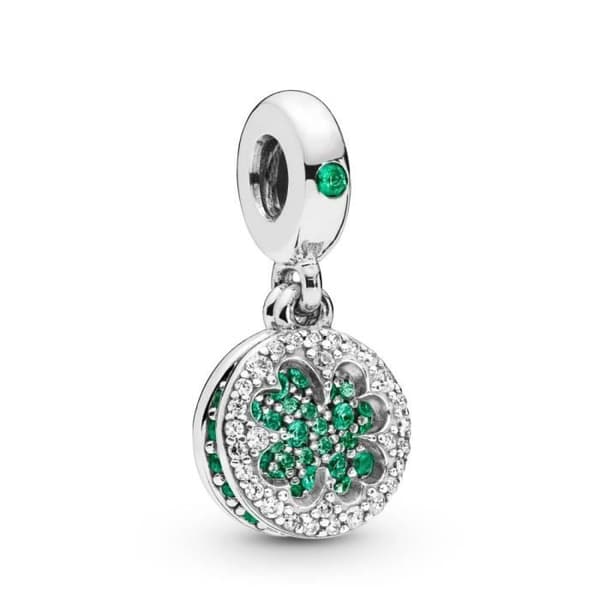 Charm - PANDORA - Klöver i Silver - Silverfärgad - Unisex - Vuxen