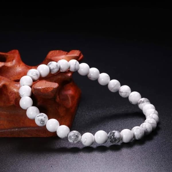 8 mm ädelstenspärlorarmband Födelsedagspresenter för män och kvinnor Bead Agate Stretch Armband