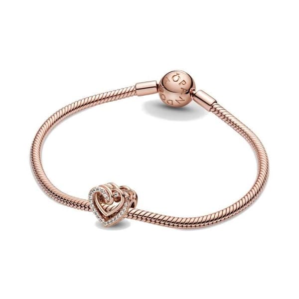 Charm - PANDORA - Människor - Färgglada hjärtan - Roséguld - Kvinnor