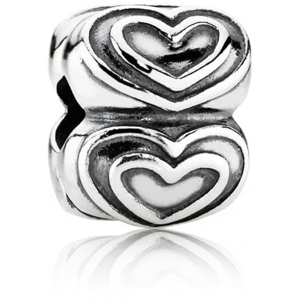 Charm Clip - Pandora - 790959 - Silver - Kärlek Kollektion - Kvinna
