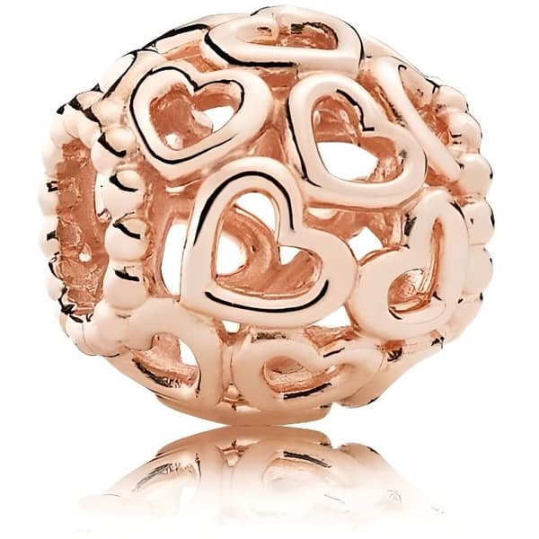 Berlock - PANDORA - 780964 - Silver - Rose guld - Rosa