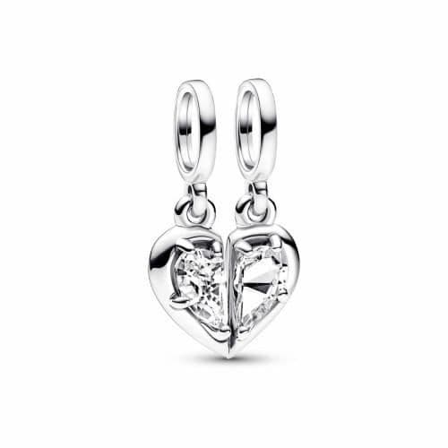 Berlockhänge - PANDORA - 792643C01 - Silver - Mor &amp; dotter - Grå