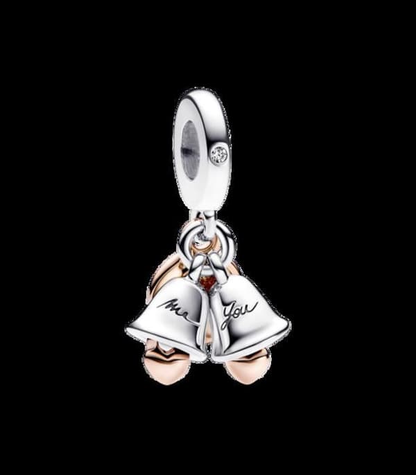 Pandora Charm Double Bells Bröllopshänge 782592C01