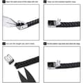 Miniatyrbild 2 av 4: Man Kvinna Personliga Läderarmband Med Namn Armband För Par Bff Personliga presenter För Män Far För A[H1284]