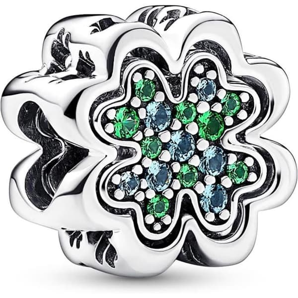 Pandora Moments Berlock 792752C01 delbar klöver - Sterling silver