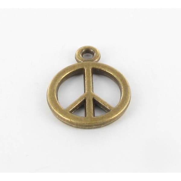 Charm - MÉGACRÉA - Petit peace and Love - Metall - Brons - Blandat