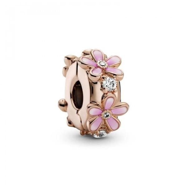 Rosa Daisy Spacer Clip Charm 788809C01