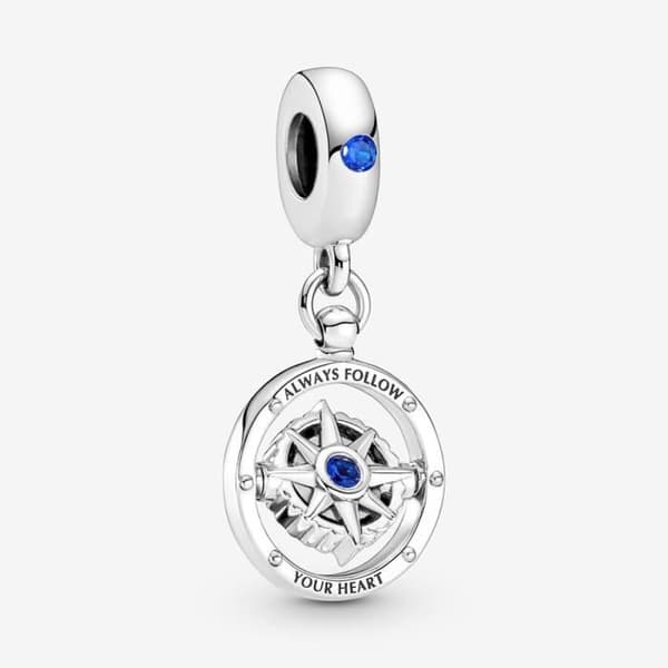 Berlock - Pandora - 790099C01 - Silver - Grå - Dam