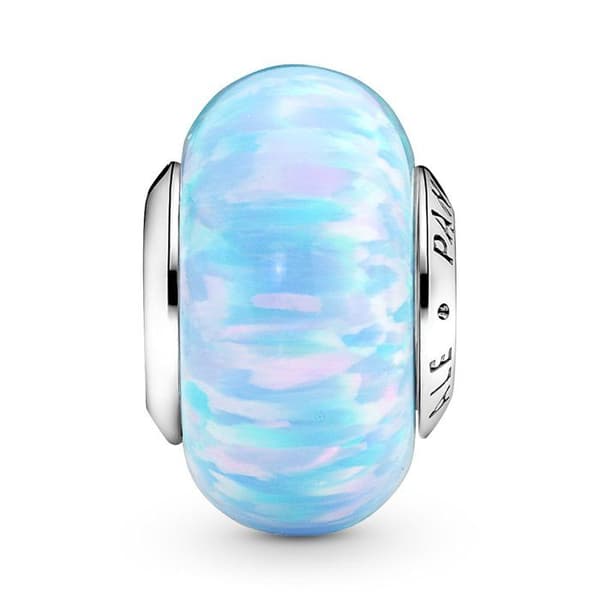 Berlock - Pandora - Ocean Blue Opal - Silver - Kvinna - Vuxen