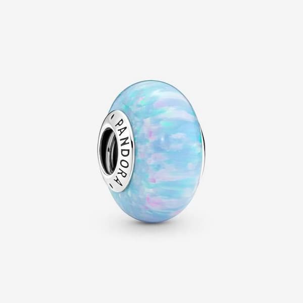 Berlock - Pandora - Ocean Blue Opal - Silver - Kvinna - Vuxen