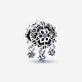 Miniatyrbild 1 av 3: Charm hänge - PANDORA - Frostigt Snöflinga - Silver - Vit - Kvinna