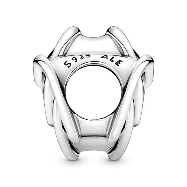 Berlock - PANDORA - Heart and Circles My Family Forever - Silver - Grå - Kvinnor