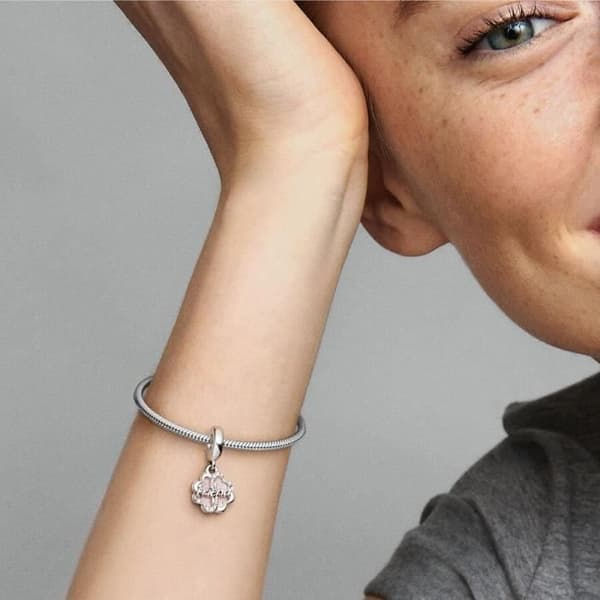 PANDORA fyrklöver dubbel vänskapshängeberlock 792245C01