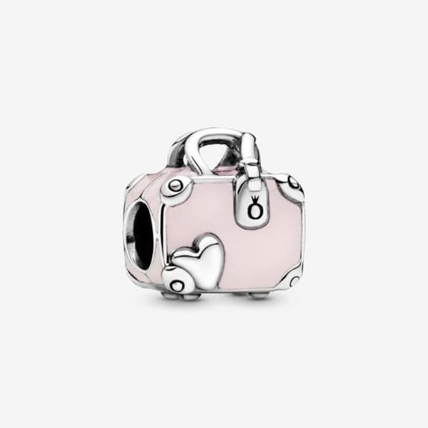 Berlock - PANDORA - Åkpåse - Rosa - Dam - 798063EN24
