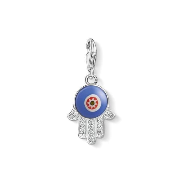 Charm - Thomas Sabo - 1442-052-1 - Silver - Blue - Dam