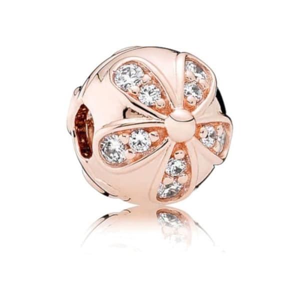 Pandora Luminous Daisy Clip Charm - PANDORA Rose