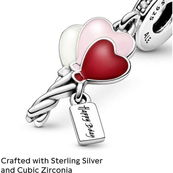 Charm Femme - Pandora - 798076CZ - Silver - Ballonger - Vit zirconia
