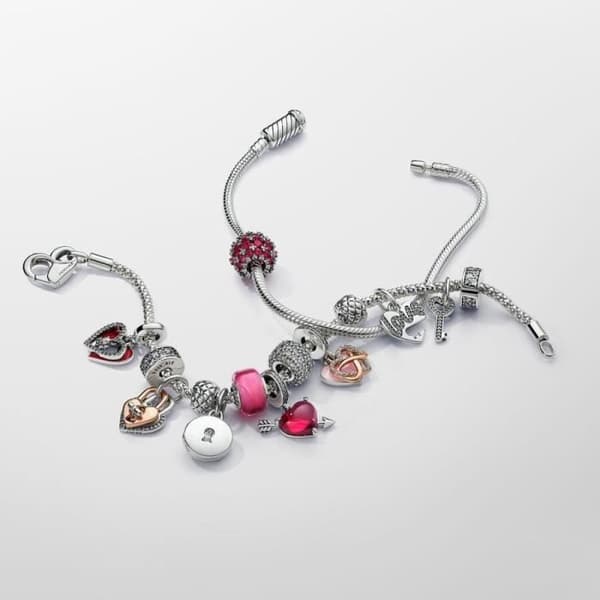 Charm Mini Murano Rosa