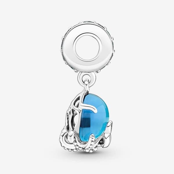 Murano glas söt bläckfisk dinglar berlock