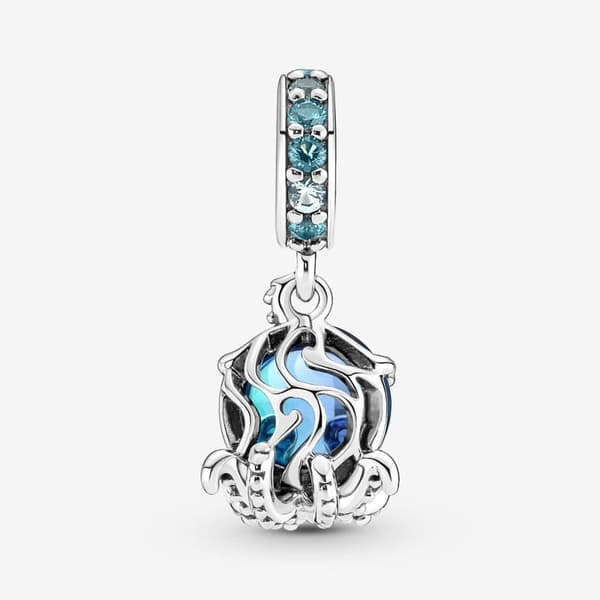 Murano glas söt bläckfisk dinglar berlock