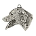 Miniatyrbild 5 av 10: Dalmatian, Dalmatian Pointer - silverpläterad nyckelring med hund, handväska dekoration, ryggsäckshänge från Art-Dog