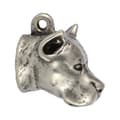 Pikkukuva 5 / 9: Amerikkalainen staffordshiren terrieri, Amstaff, Amstaf - hopeoitu avaimenperä koiralla, käsilaukun koristelu, reppuriipus by Art-Dog