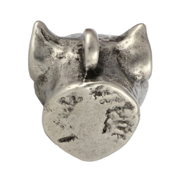 Amerikkalainen staffordshiren terrieri, Amstaff, Amstaf - hopeoitu avaimenperä koiralla, käsilaukun koristelu, reppuriipus by Art-Dog