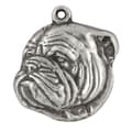 Pikkukuva 5 / 6: Englantibulldoggi, Bulldog III - hopeoitu avaimenperä koiralla, käsilaukun koristelu, reppuriipus Art-Dogilta