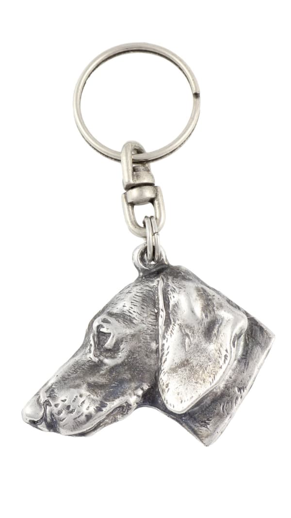 Tax I - silverpläterad hundnyckelring, handväska dekoration, ryggsäckshänge från Art-Dog