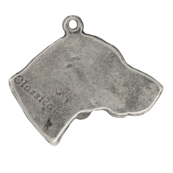 Weimaraner, Weimaraner - silverpläterad nyckelring med hund, handväska dekoration, ryggsäckshänge från Art-Dog