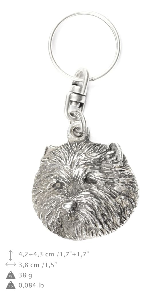 West Highland White Terrier, Westie - silverpläterad hundnyckelring, handväska dekoration, ryggsäckshänge från Art-Dog