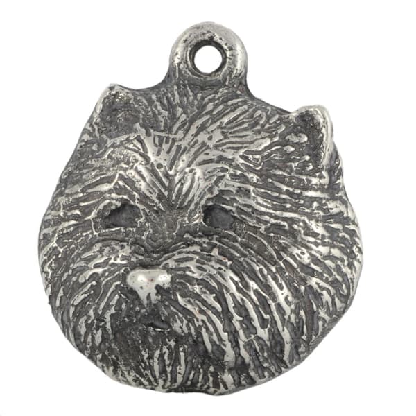 West Highland White Terrier, Westie - silverpläterad hundnyckelring, handväska dekoration, ryggsäckshänge från Art-Dog