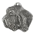 Miniatyrbillede 5 af 6: Petit basset griffon vendéen, trådhåret basset hound vendéen - sølvbelagt nøglering med en hund, håndtaskedekoration, rygsækvedhæng fra Art-Dog