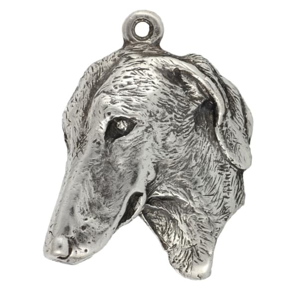 African Greyhound, Azawakh II - silverpläterad hundnyckelring, handväska dekoration, ryggsäckshänge från Art-Dog