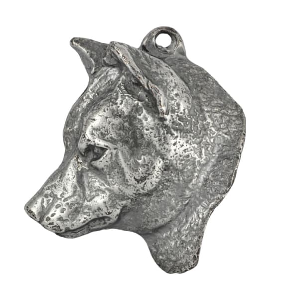 Shiba Inu - silverpläterad hundnyckelring, handväska dekoration, ryggsäckshänge från Art-Dog