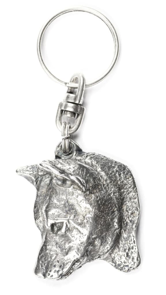 Shiba Inu - silverpläterad hundnyckelring, handväska dekoration, ryggsäckshänge från Art-Dog