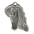 Miniatyrbild 6 av 6: Frieserhäst - silverpläterad hästnyckelring, handväska dekoration, ryggsäckshänge från Art-Dog