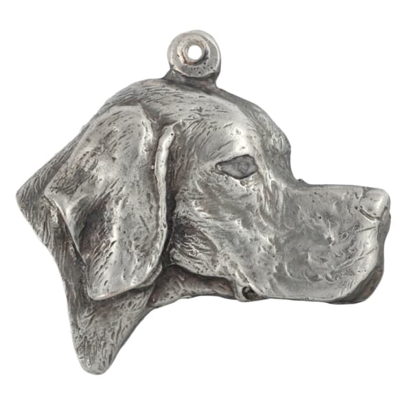 Pointer - silverpläterad hundnyckelring, handväska dekoration, ryggsäckshänge från Art-Dog