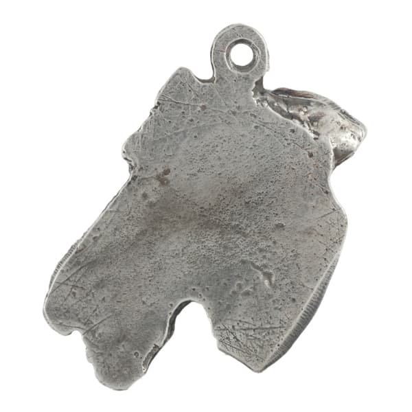 Airedale Terrier, Waterside Terrier - silverpläterad hundnyckelring, handväska dekoration, ryggsäckshänge från Art-Dog