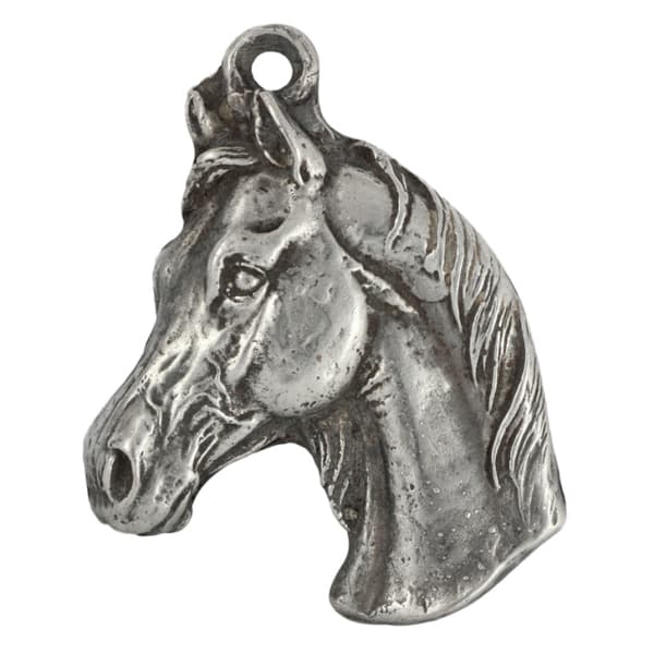 Arabisk häst - silverpläterad hästnyckelring, handväska dekoration, ryggsäckshänge från Art-Dog