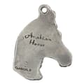 Miniatyrbild 6 av 6: Arabisk häst - silverpläterad hästnyckelring, handväska dekoration, ryggsäckshänge från Art-Dog