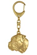 Pikkukuva 2 / 6: Bullmastiff, Bulmastiff - kullattu avaimenperä koiralla, käsilaukun koristelu, ylellinen Art-Dogin asuste