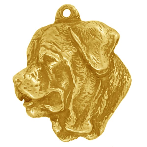 Tosa Inu, Tosa-inu, Japanese Mastiff - guldpläterad nyckelring med en hund i presentask, handväska dekoration, lyxigt tillbehör från Art-Dog