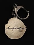 Miniatyrbild 9 av 11: Newfoundland, Newfoundland, Wodołaz - silverpläterad nyckelring med en hund i presentförpackning, handväska dekoration, ryggsäckshänge från Art-Dog