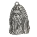 Miniatyrbild 6 av 11: Shih Tzu, Shi tsu, Shi-Tzu, Szi-cu, Szitzu - silverpläterad nyckelring med en hund i presentask, handväska dekoration, ryggsäckshänge från Art-Dog